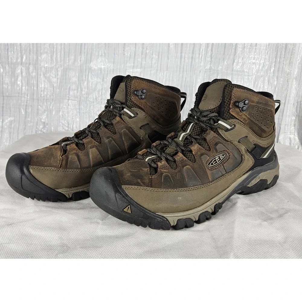 KEEN Targhee III Men's 12 Mid Waterproof Hiking Trail All-Terrain Boots Shoes